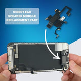 Ear Speaker With Proximity Sensor Flex Cable Replacement For Iphone 12 Mini – Front Earpiece Module With Ambient Light Sensor, Fixes Audio & Sensor
