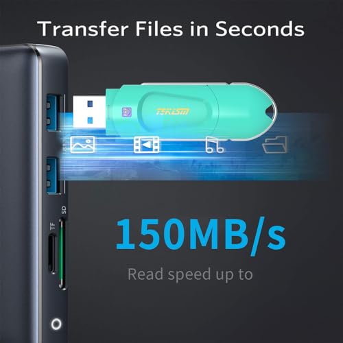 Flex A 64Gb 2 Pack Green Usb Flash Drives,Typea,Usb 3.1 Flash Thumb Drive,Swivel Design,Usb Drive Up To 150Mb/S,External Data Storage Memory Stick Compatible With Computer/Laptop