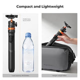 MS08 62'' Phone Selfie Stick Tripod, 2-in-1 Extendable Cell Phone Tripod Stand with Remote, 360° Ball Head Camera Tripod Compatible with DJI Osmo