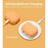 For Airpods Pro & Pro 2 Case Cute, Airpod Case Cover Pro 1 / 2Nd Generation Anime Cat Dog Corgi For Men & Women, Wireless Charge Support With Magsafe, Led Visible, Shiba Inu