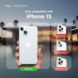 elago Premium Liquid Silicone Case for iPhone 15 - Durable Protection and Style