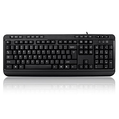 Akb-132Hb Multimedia Usb Keyboard With 3 Hubs, Black