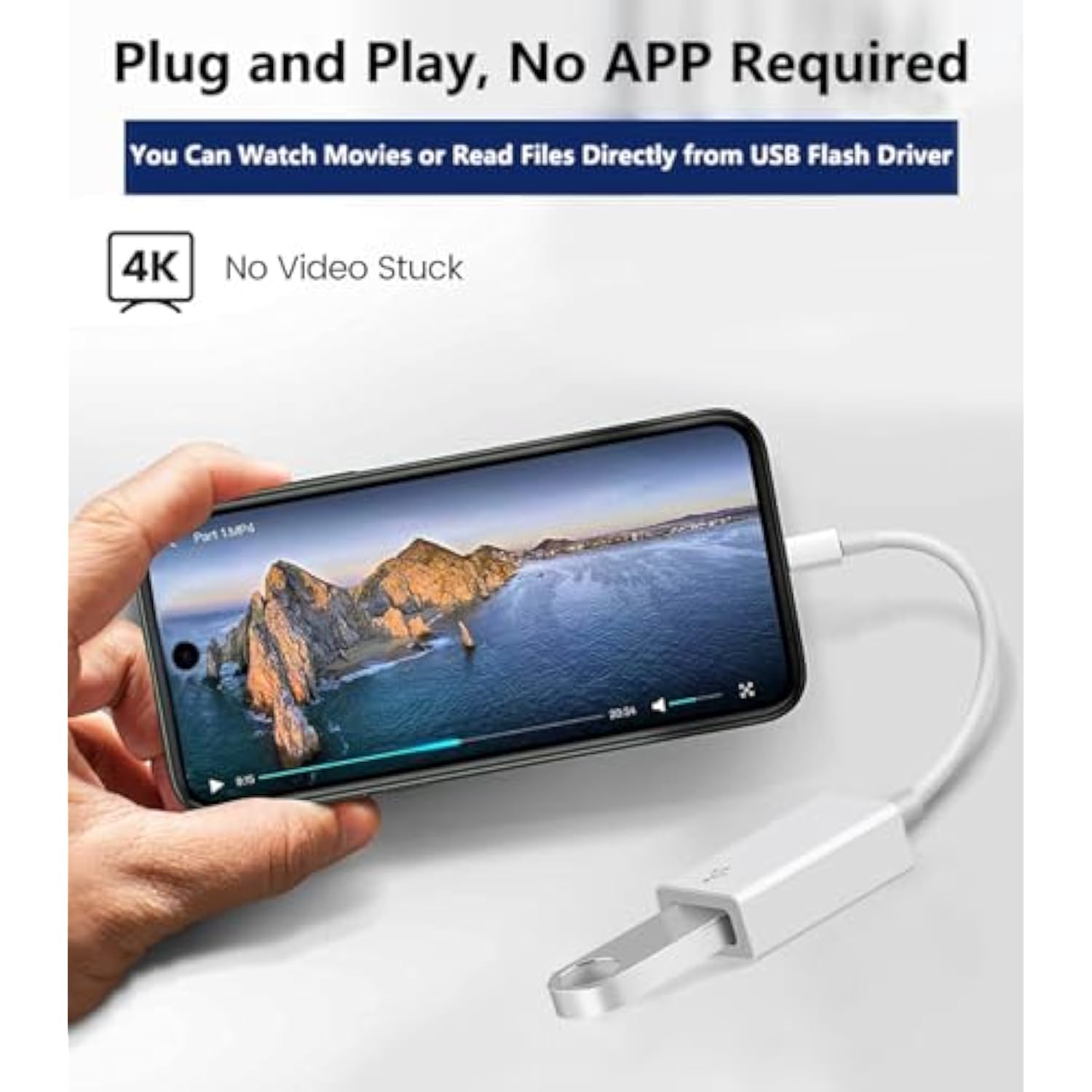 Apple Usb-C To Usb Camera Adapter, Usb 3.0 Otg Cable For Iphone/Ipad To Connect Card Reader, Usb Flash Drive, U Disk, Keyboard, Mouse, Hubs, Midi, Plug & Play (Usb-C)