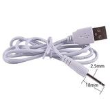 Usb To 2.5Mm Dc Barrel Jack Power Charge Cable With 2 Poles Adapter 18Mm For Electronic Device