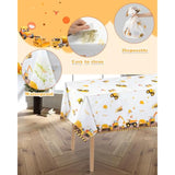 3Pcs Truck Plastic Birthday Party Tablecloths,Construction Themed Table Cover For Kids Boy Parties Baby Showers Supplies, 54 X 108Inch