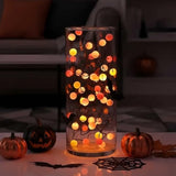 40 Berry Cluster Lights - Outdoor/Indoor Christmas Lights With Timer, Battery Powered Fairy String Lights In Red, Orange