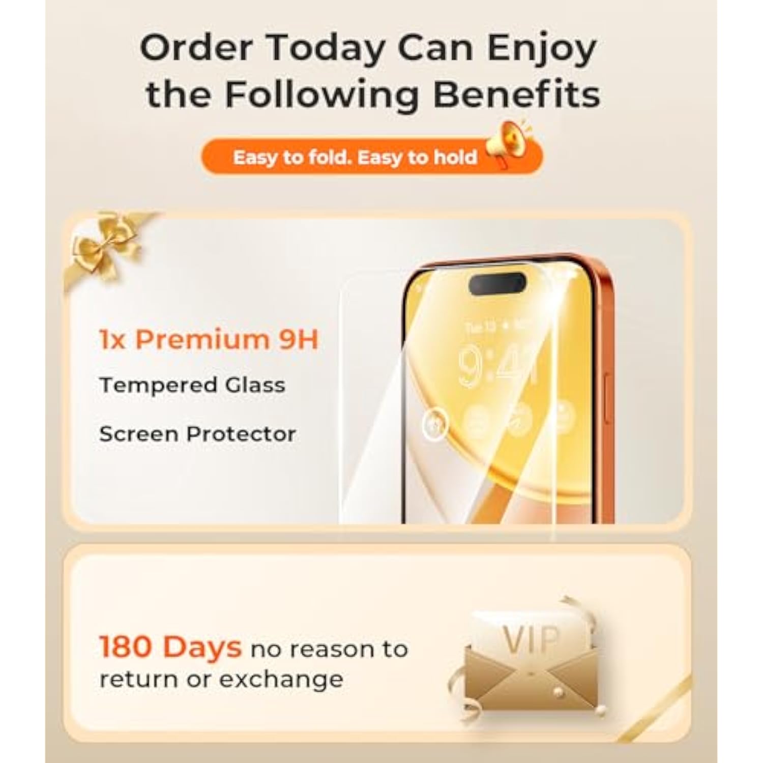 For Iphone 17 Pro Max Case With 1X Screen Protector, [Compatible With Magsafe] [Integrated Camera Protection], Non Yellowing Slim Cute Women Girly Cover For Iphone 17 Pro Max, Cosmic Orange