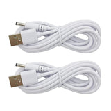 Power Cord Replacement For Hatch Sound Machine, Hatch Baby Rest And Rest Mini - Usb 5V Dc Barrel Charger Cable 6 Ft 2-Pack