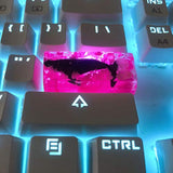Handmade Keycap Whale Keycap For Enter/Shift Keycap For Mx Mechanical Keyboard
