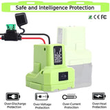 Power Wheels Battery Adapter Compatible With Ryobi 18V One+ Battery With Fuse & Wire Terminal P108 P107 P100 P102 P109 P189 P190 Power Connector For Rc Toy Car, E-Bike And Robotics