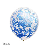 Blue 5th Birthday Balloon Set – 11pcs Foil & Confetti Balloons for Kids Party Decor