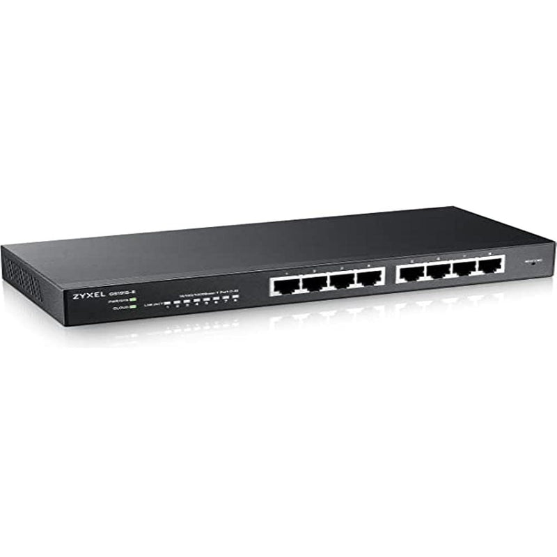 Zyxel 8-Port GbE Smart Hybrid Mode Switch, standalone or NebulaFlex Cloud, Des