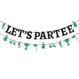 Golf Birthday Banner Let'S Partee Golf Themed Party Decorations Golfs Party Supplies For Lets Partee Banner Golfs Happy Birthday Adults Kids Baby Shower Hanging Swril Decor