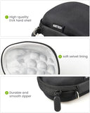 Hard Travel Mouse Case Compatible With Logitech Mx Master 4, Master 3S / 3, Master 2S Computer Wireless Mouse Carrying Bag With Clip And Lanyard