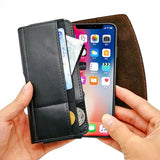 Phone Holster for  Galaxy S26 Ultra [Built-in Card Slot],Phone Belt Case,Belt Loop,Belt Clip,Magnetic Closure Galaxy S26 Leather Horizontal