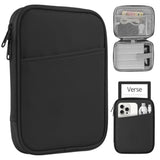 Universal Sleeve Bag For 7-8 Inch Tablet Fire Hd 8/Fire Hd 8 Plus Compatible Ipad Mini (6Th Gen) 8.3" 2021, Ipad Mini 5/4/3/2/1, Tab A8, 7"-8" Inch Android Tablet Sleeve Case -Black