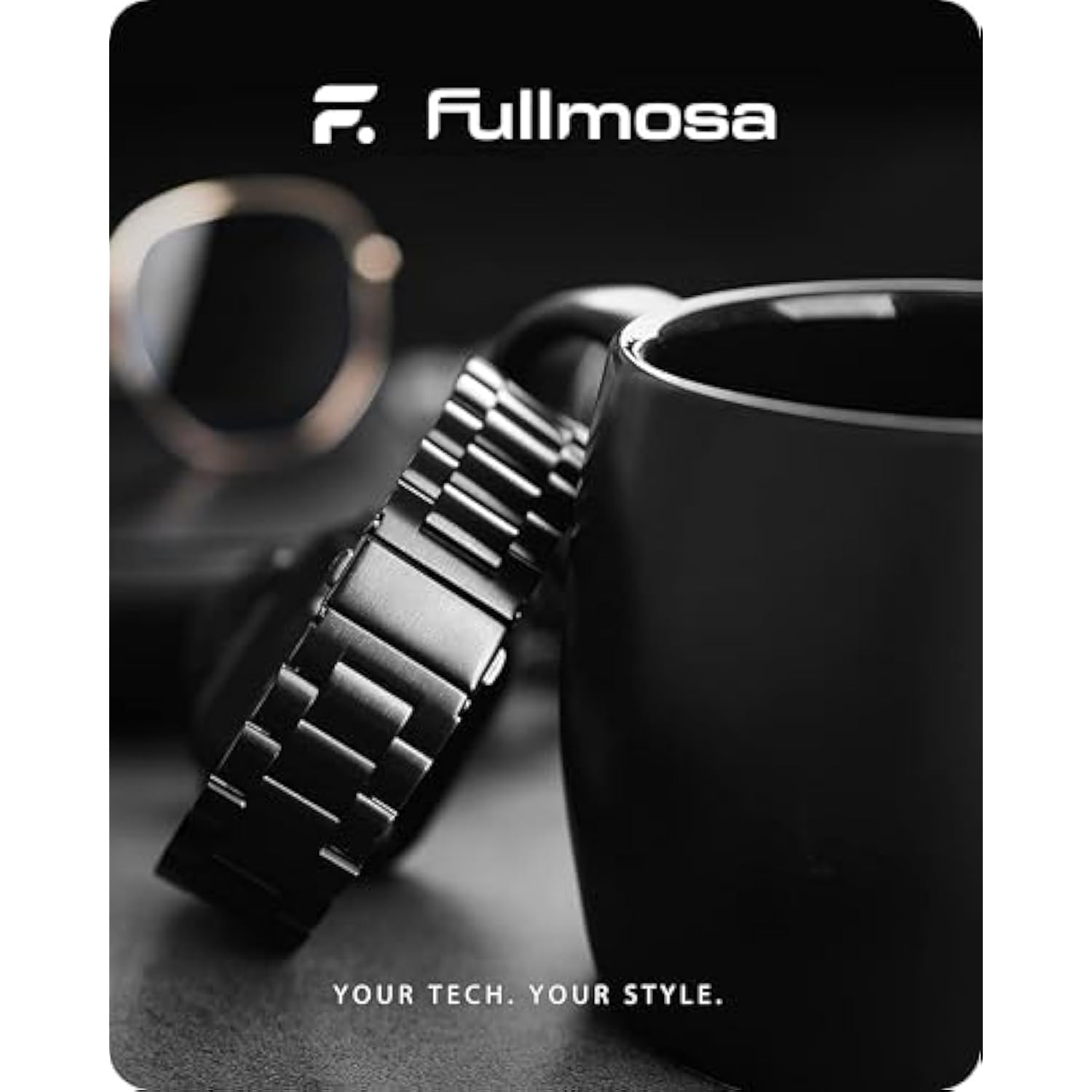 Compatible Apple Watch Bands 45Mm 44Mm 42Mm 46Mm 49Mm 41Mm 40Mm 38Mm, Metal Iwatch Band With Case For Apple Watch Series 9 8 7 6 5 4 3 2 1 Se 10 Ultra, 42Mm 44Mm 45Mm Black