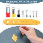 Polymer Clay Earring Making Kit With Gift Box, Including 32Pcs Polymer Clay Cutters, 24Pcs Oven Bake Clay, 30 Set Earring Rings&Hooks, Jewelry Making Kit For Teen Girls