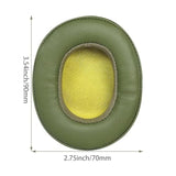 Replacement Ear Pads Are Compatible With Skullcandy Hesh3/Hesh Anc Headphones. Hesh3 Earpads Cushions With Protein Leather And Memory Foam (Military Green)