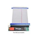 Cy Ngff M-Key Nvme Ahci Ssd To Pci-E 3.0 16X X16 Vertical Adapter With Pci-E M