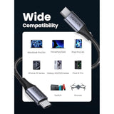 UGREEN 240W USB C to USB C Cable, Fast Charging USB C Cable for iPhone 17 Pro Max/16, Samsung Galaxy S25/S24, MacBook Pro/Air, iPad Pro/Air/Mini, Dell XPS, 6.6FT