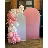 Pink Bow Balloon Garland Arch Kit - Coquette Birthday Decorations Coquette Bow Pink And White Balloon Arch Kit Different Size For Wedding Bridal Girls Birthday Baby Shower Engagement Party Decorations