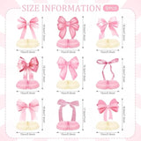 9Pcs Pink Bow Honeycomb Centerpieces Pink Bow Conqutte Birthday Baby Shower Bridal Shower Table Centerpiece Bachelorette Party Supplies For Women