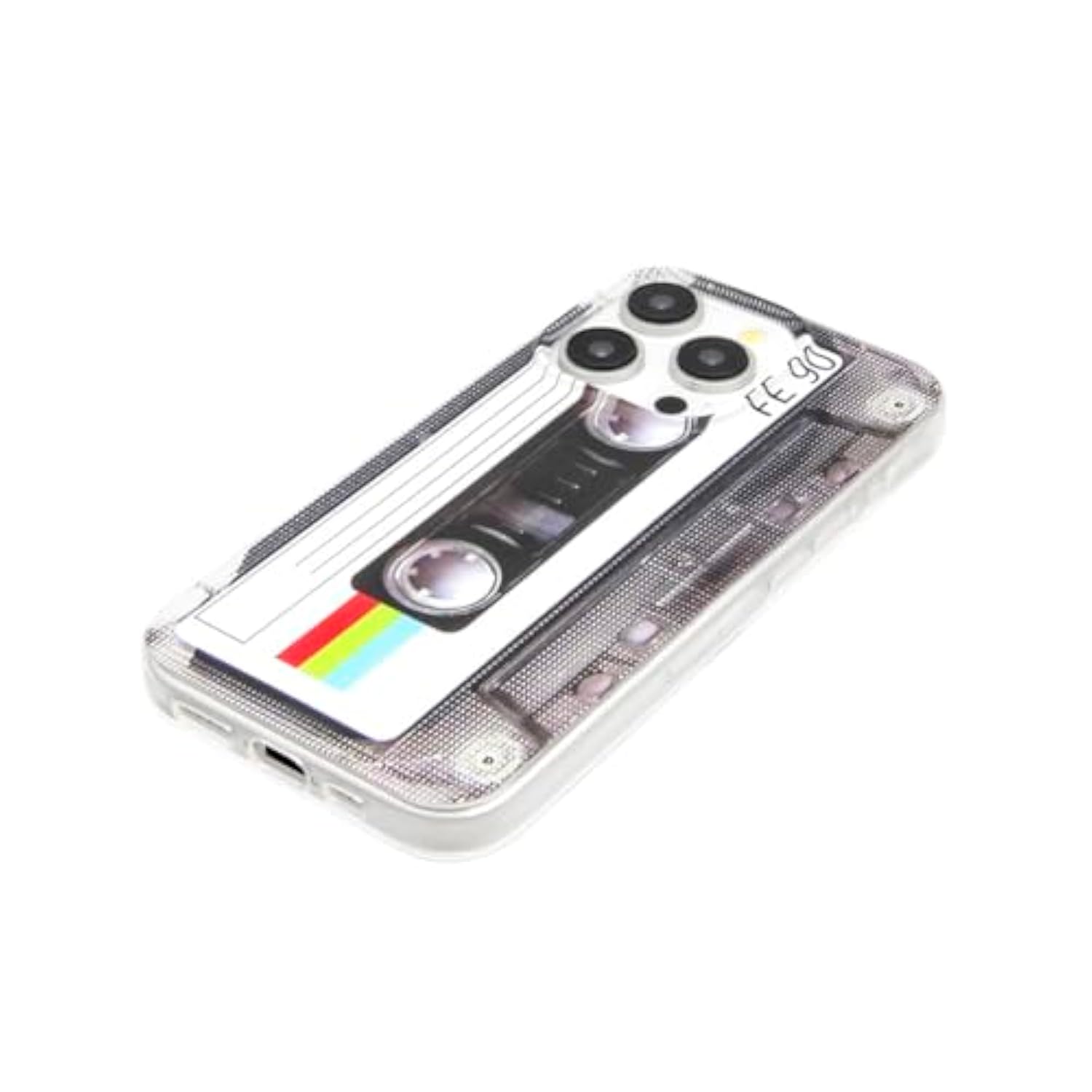 Case For Iphone 15 Pro Matte Finish Heavy Duty Soft Back Cover With Reinforced Corners Tpu Soft Bumper Retro Cassette Tape Case Compatible With Iphone 15 Pro