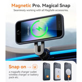 Magnetic Case For Iphone Se/8, Built In Magnets Compatible With Magsafe, Translucent Matte Back Phone Cover For Iphone 8/Se 2/3 (4.7") Frosted Black