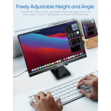 Cell Phone Stand Angle Height Adjustable Phone Holder For Desk, Foldable Phone Stand, Compatible With , Ipad, Surface Pro, Portable Monitor 7" - 15.6"