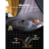 TECKNET Computer Mouse - Silent Wireless 4800 DPI Ambidextrous Cordless Travel Mouse for Laptop Computer, 2.4G USB-A Portable for PC MacBook Chromebook