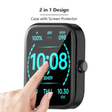 [2-Pack] Screen Protector Compatible With Wnh Idw25 / Kalinco Idw25 / Konitee Idw25 / Faweio Idw25 / Senbono Idw25 Case, Soft Tpu Plated Case All-Around Protective Screen Full Cover Bumper Compatible For Idw25 Smart Watch