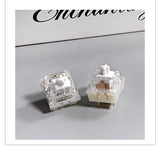 Ktt Kang White Switch V3 Linear 43G 53G Mx Switch For Mechanical Keyboard 80M Factory Lubed Kangbai Switch Nylon Pom 3Pin (Ktt Kang White X35)
