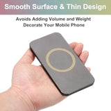 uxcell Magnetic Sticker Ring, 6Pcs Universal Magnetic Adapter Ring Metal Magnet Wireless Charging Conversion Kit for Mobile Phone Case Wireless Charger (Rose Gold)