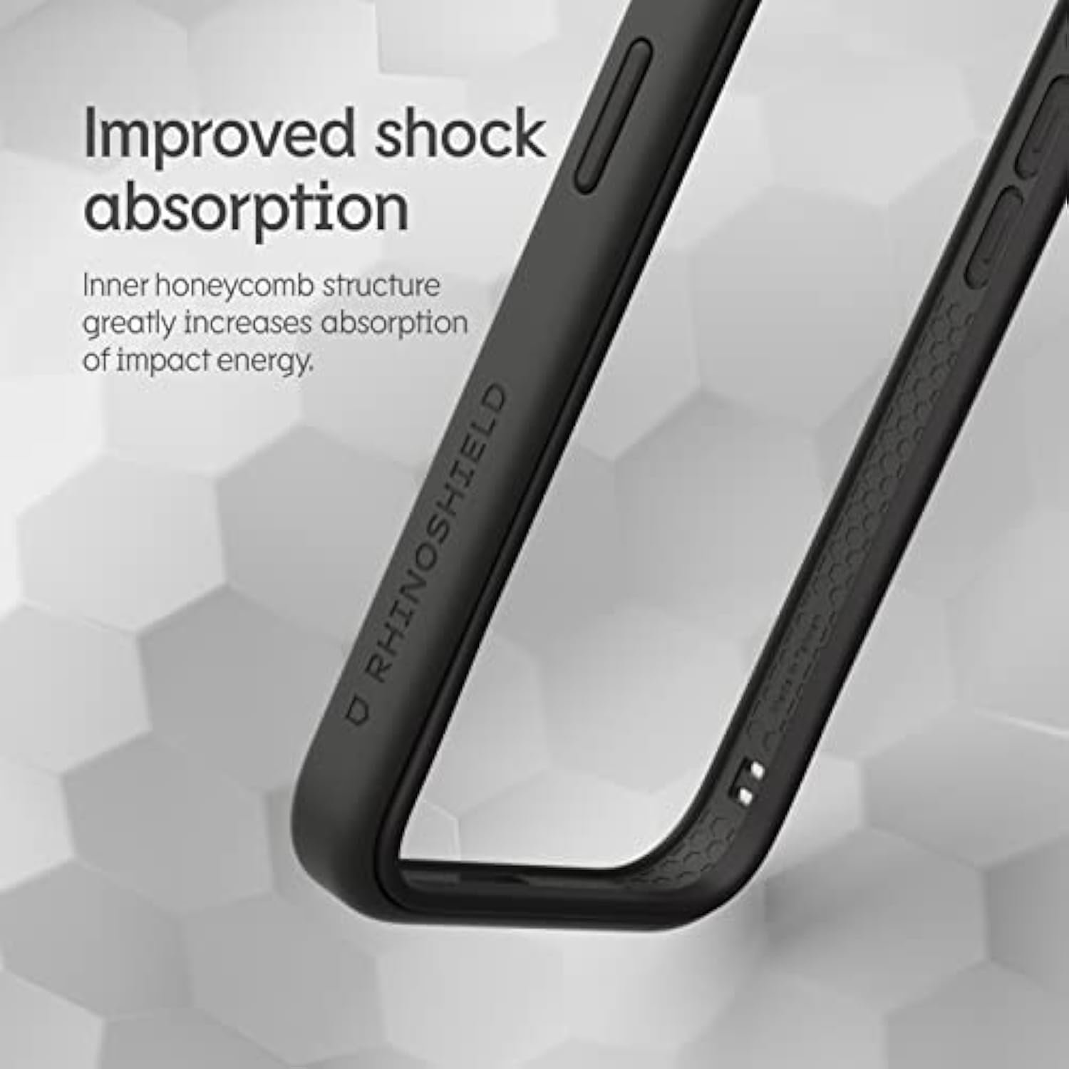 Bumper Case Compatible With [Iphone 14 Pro] | Crashguard Nx - Shock Absorbent Slim Design Protective Cover 3.5M / 11Ft Drop Protection - Black