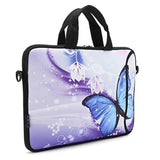 15" Laptop Shoulder Bag Holder 14" 14.2" 15.4" 15.6" Neoprene Notebook Computer Messenger Briefcase Cover Pouch Sleeve W/Adjustable Strap