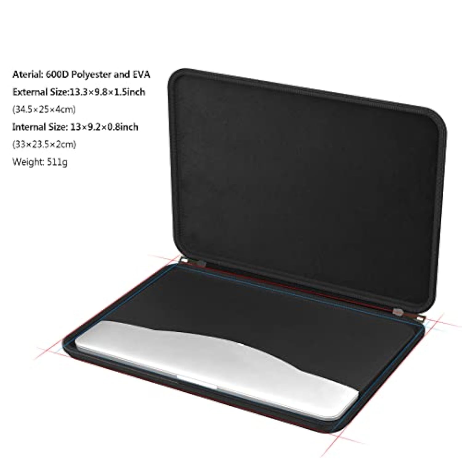 Smatree Hard Laptop Case for 14 inch HP ZBook 8 G1i/G1a,ZBook Firefly G11/G11A,for 14inch OmniBook X Laptop AI PC 14,for 14inch EliteBook 8 G1iN/G1i/G1a,for EliteBook845/840 G11,EliteBook X Flip G1i