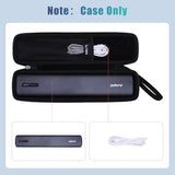 Ltgem Portable Printer Case Compatible With Polono D810 Thermal Printer Wireless For Travel, Black, L 12.5" W 3.4" H 3.0"