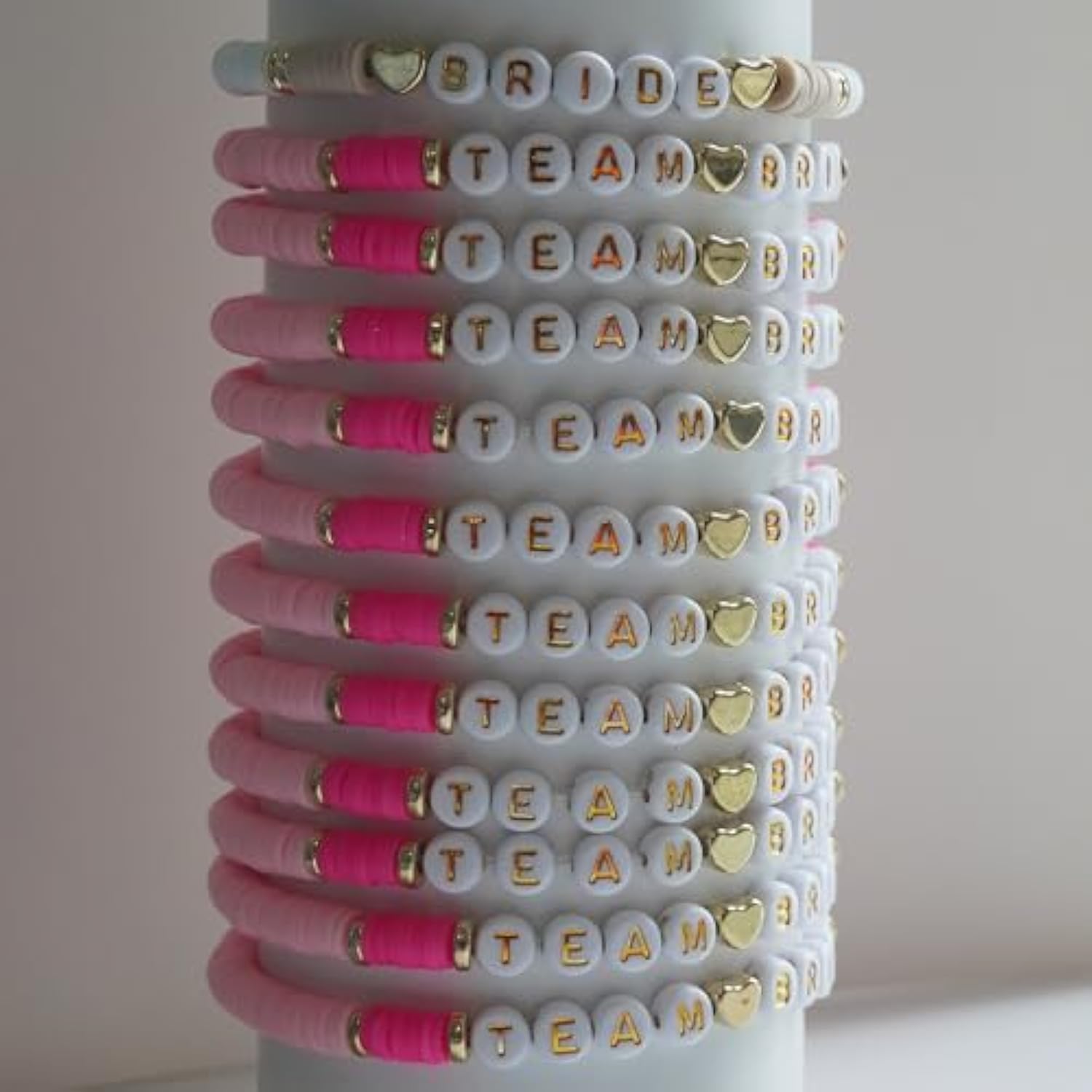 Bachelorette Party Favors,12Pcs Bracelets For Team Bride Boho Bridal Party Jewelry