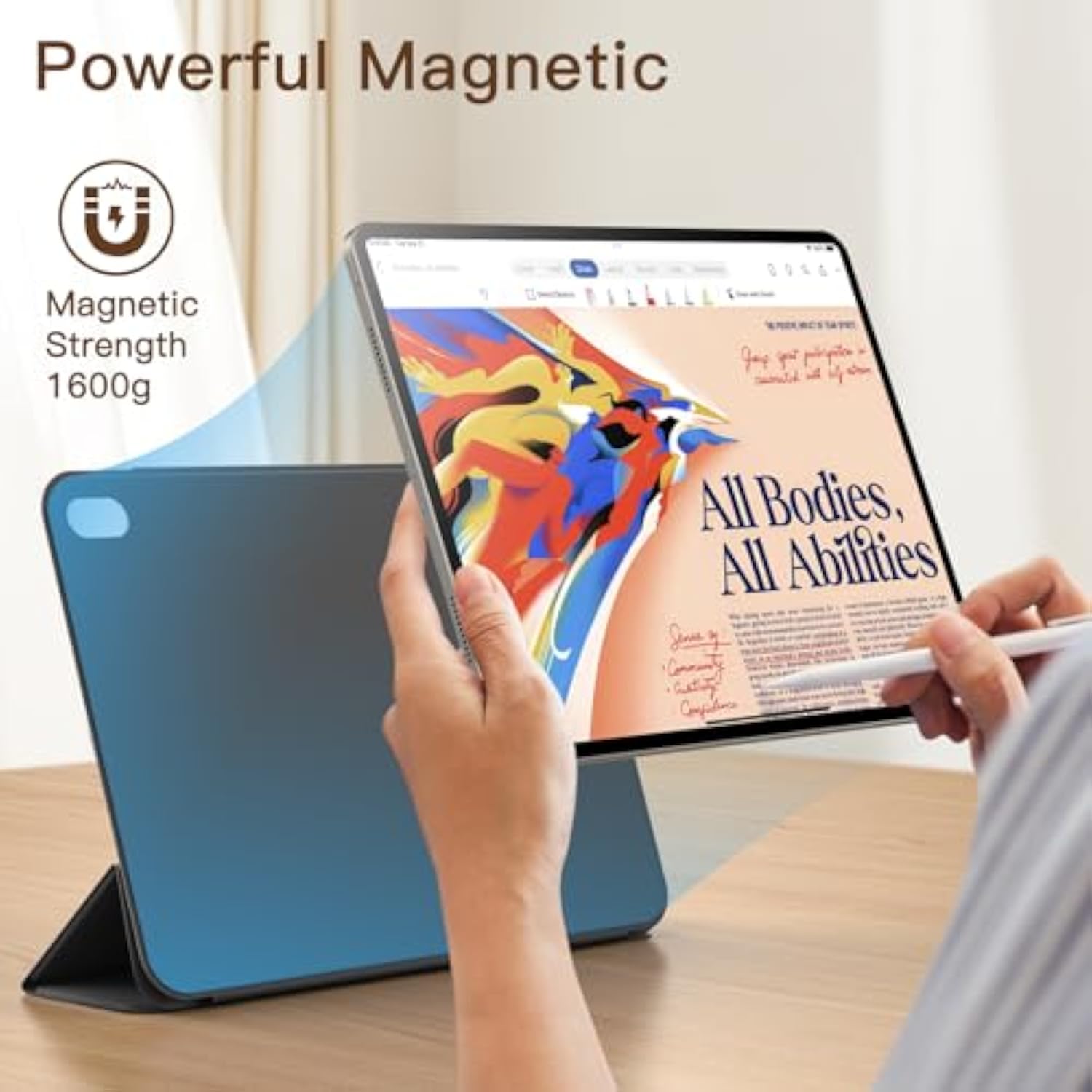 JETech Magnetic Case for iPad Air 5/4 (2022/2020 5th/4th Generation 10.9-Inch)