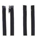 27" #5 Coil Black Separating Zipper