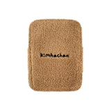 Pluffy Ha-Chan Tablet Pouch 11 Inch - Tablet Sleeve Kindle Pouch Bag Case 9 10 Inch E-Readers Embroidered Cute Character Puffy Korean Goods For Women (Brown)