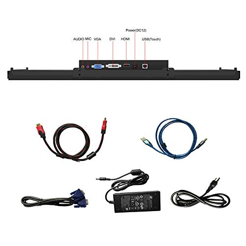 18.5 Industrial Touch Monitor Open Frame, Hdmi/Vga/Dvi Interface, Built-In Speakers, Capacitive Touch Screen Technology