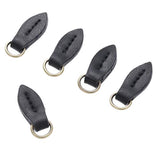 Leather Zip Puller Leaf Shape Leather Zipper Tags Fixer Pull Replaceme