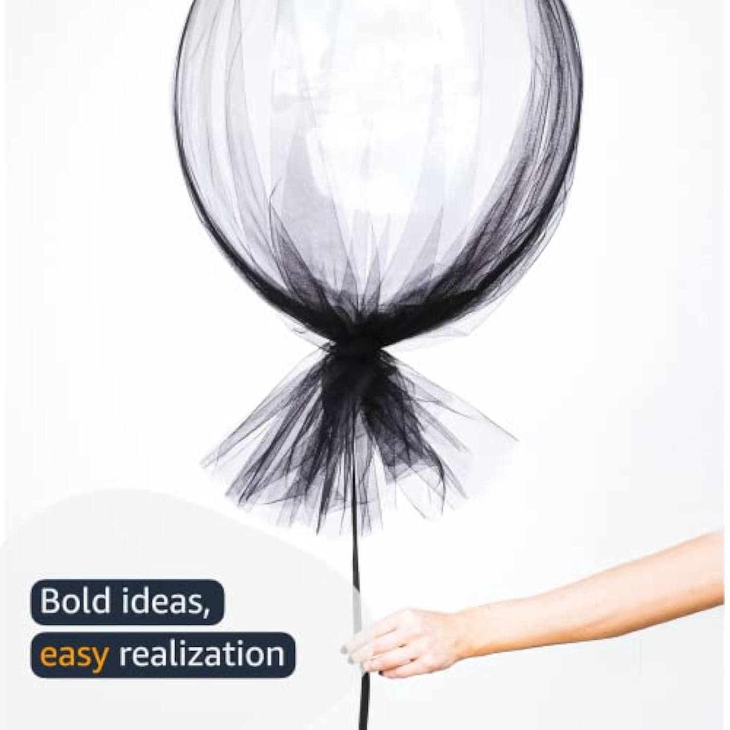 1366P3-913 Sheer 6" X 75 Yd Nylon Tulle Ribbon For Rainbow Tutu Skirt,