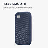 Silicone Case Compatible With Wd My Passport Ssd 500Gb / 1T / 2T / 4T - Case Protective Cover For Ssd Drive - Dark Blue
