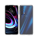 Slim Shockproof Protective Cover For Motorola Moto Edge 2021 - Crystal Clear Tpu Bumper Case