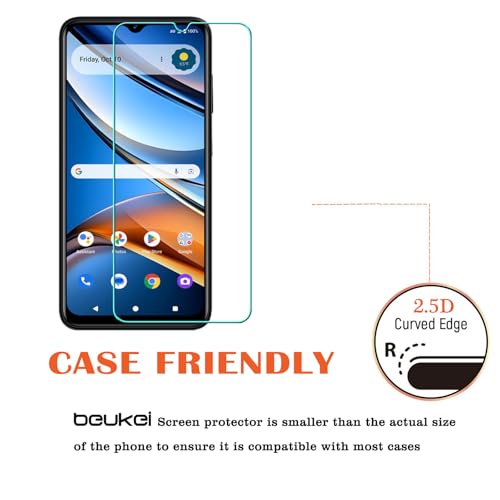 (3 Pack Designed for AT&T Propel 3 5G / Cricket Icon (2026) Screen Protector Tempered Glass, Touch Sensitive, 9H Hardness