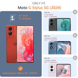 Phone Case For Motorola Moto G Stylus 5G 2024 [Compatible With Magsafe] With Butterfly Kickstand & Lanyard Soft Tpu Bling Shockproof Protection Cover For Moto G Stylus 5G 2024 Case, Rose Gold