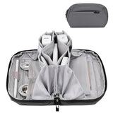 Mini Electronics Travel Organizer Pouch, Small Storage Case For Cable/Charger & Cords/Tech Essentials (Black-Mini)